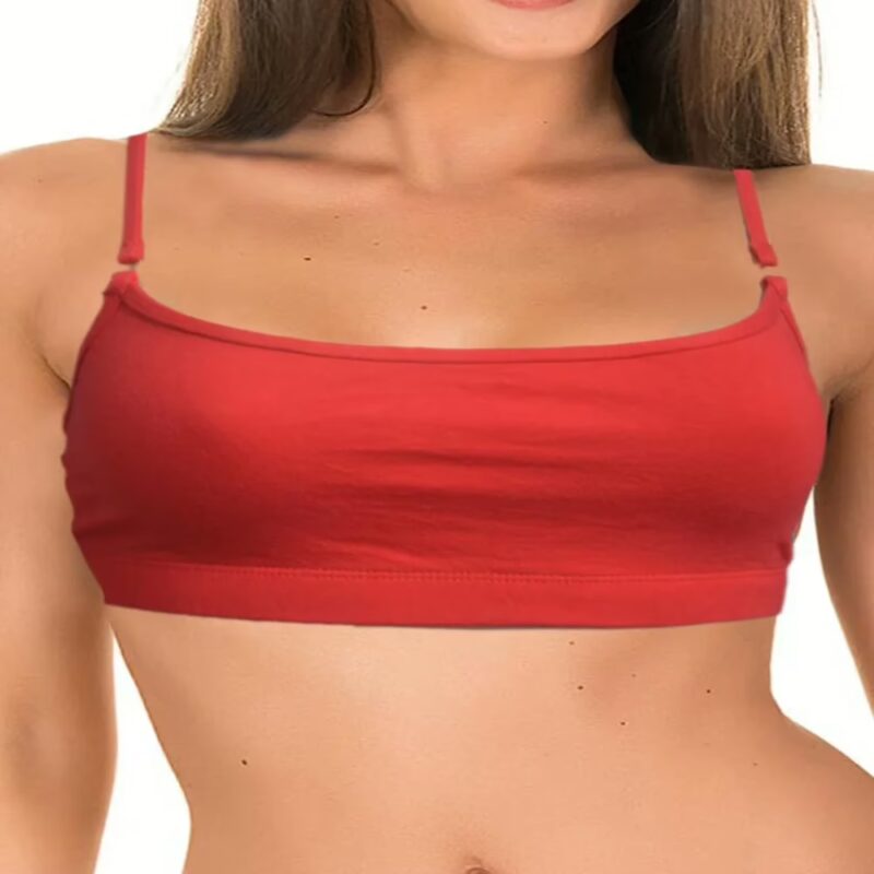 Lavish Red Racer Back Sport Bra