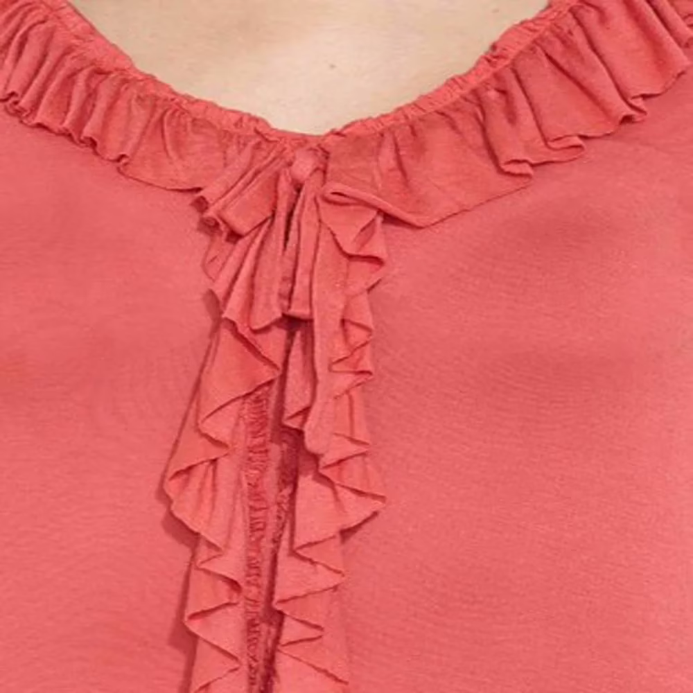 Remanika Peach Ruffles Top - Image 3