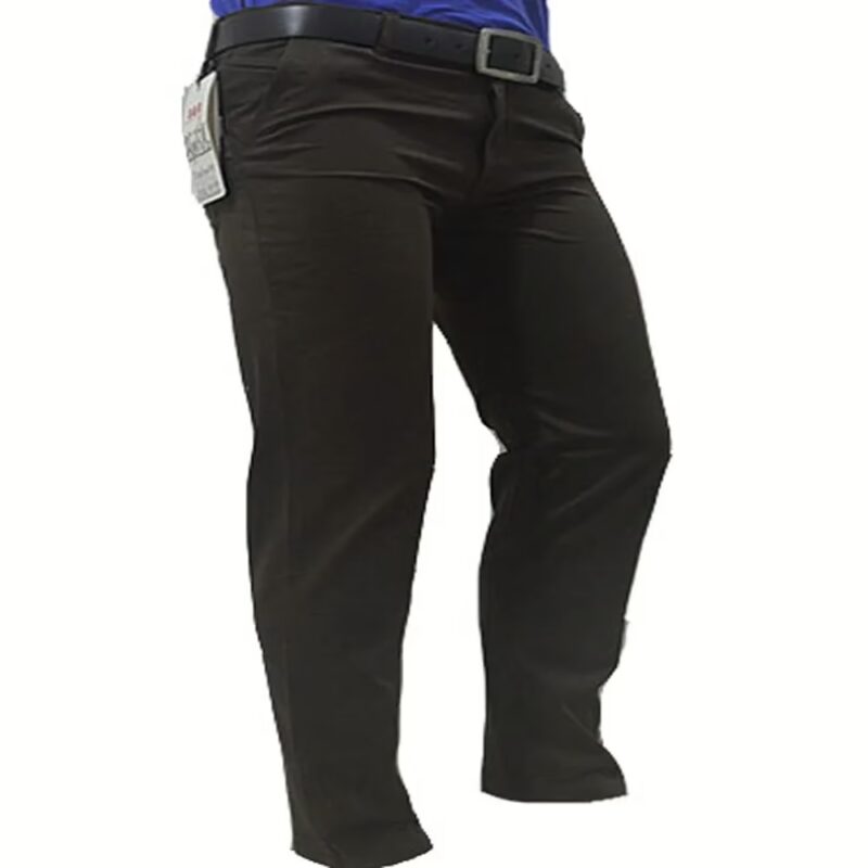 B&B-Stylish Casual Formal Slim Fit Brown Pants-Trousers-Size-32-36