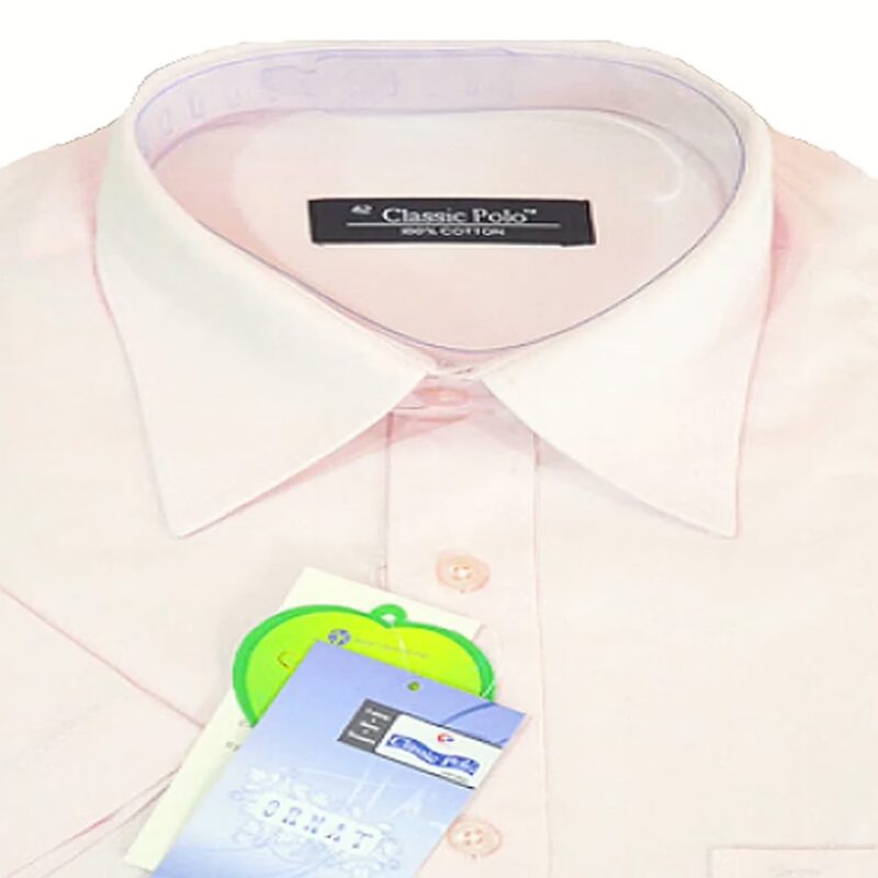 Classic Polo Pink Formal Cotton Shirt