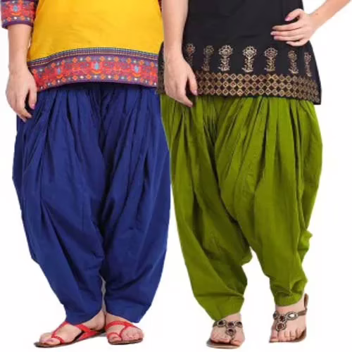 Combo Of Blue & Mehendi Green Salwar