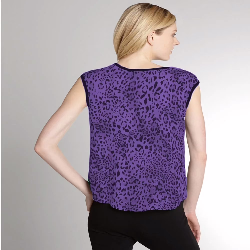 50 % Off On Animal Print Sleeveless Top - Image 2