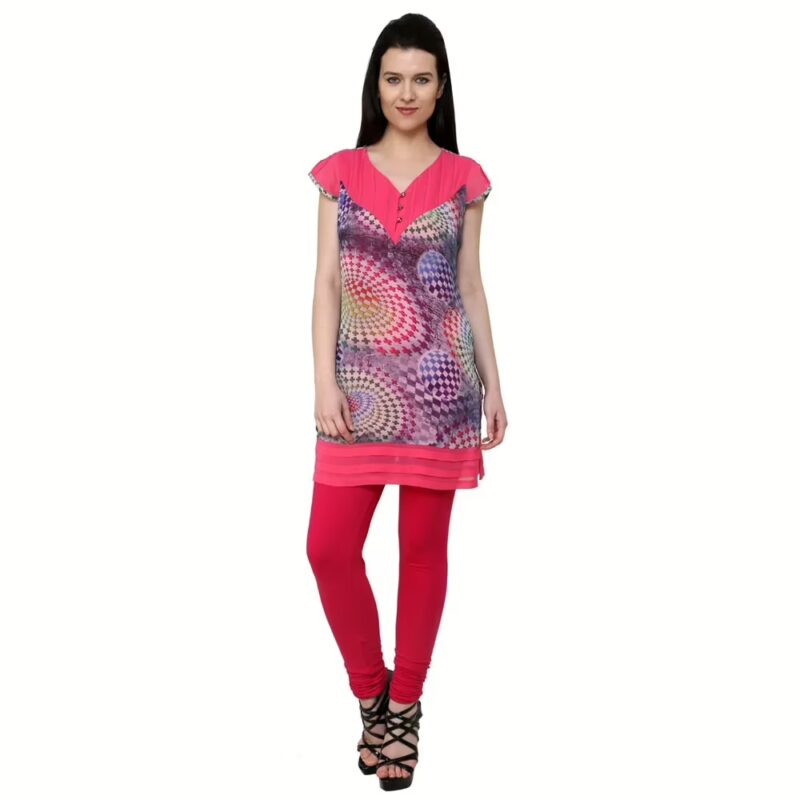 Chiktones Printed Georgette Kurti