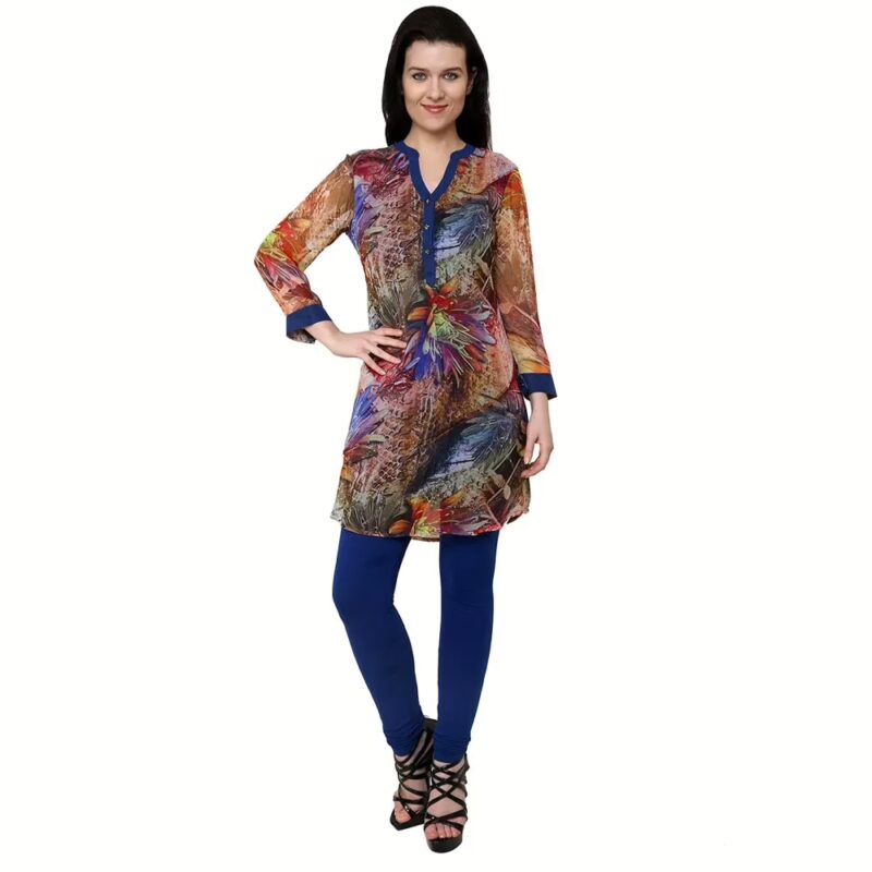Chiktones Viscose Georgette Printed Kurti