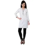 Chiktones Polyester Crepe Printed Kurti