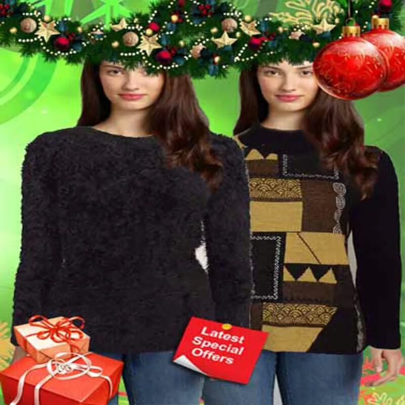 End Of Year Special Offers Pullover Sweater Combo Pack Of Two