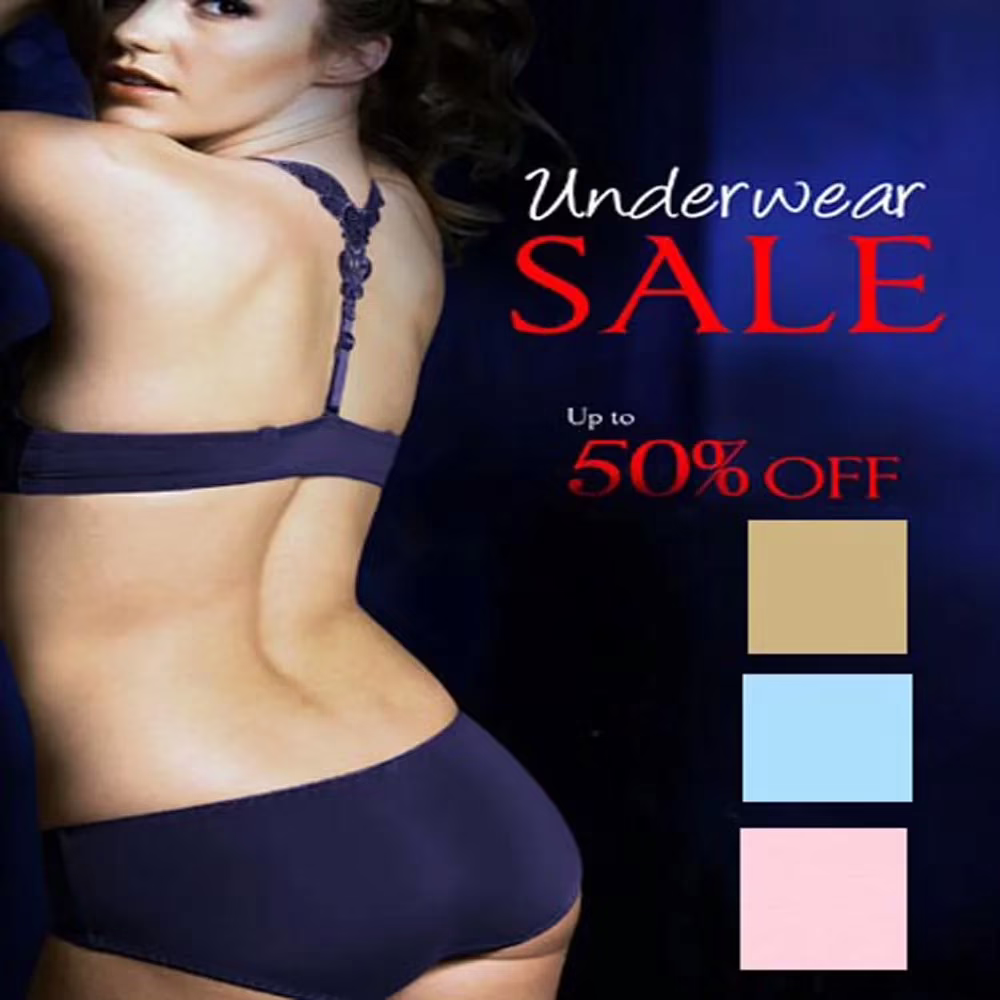 Exotic Looking 4pc High Cut Brief