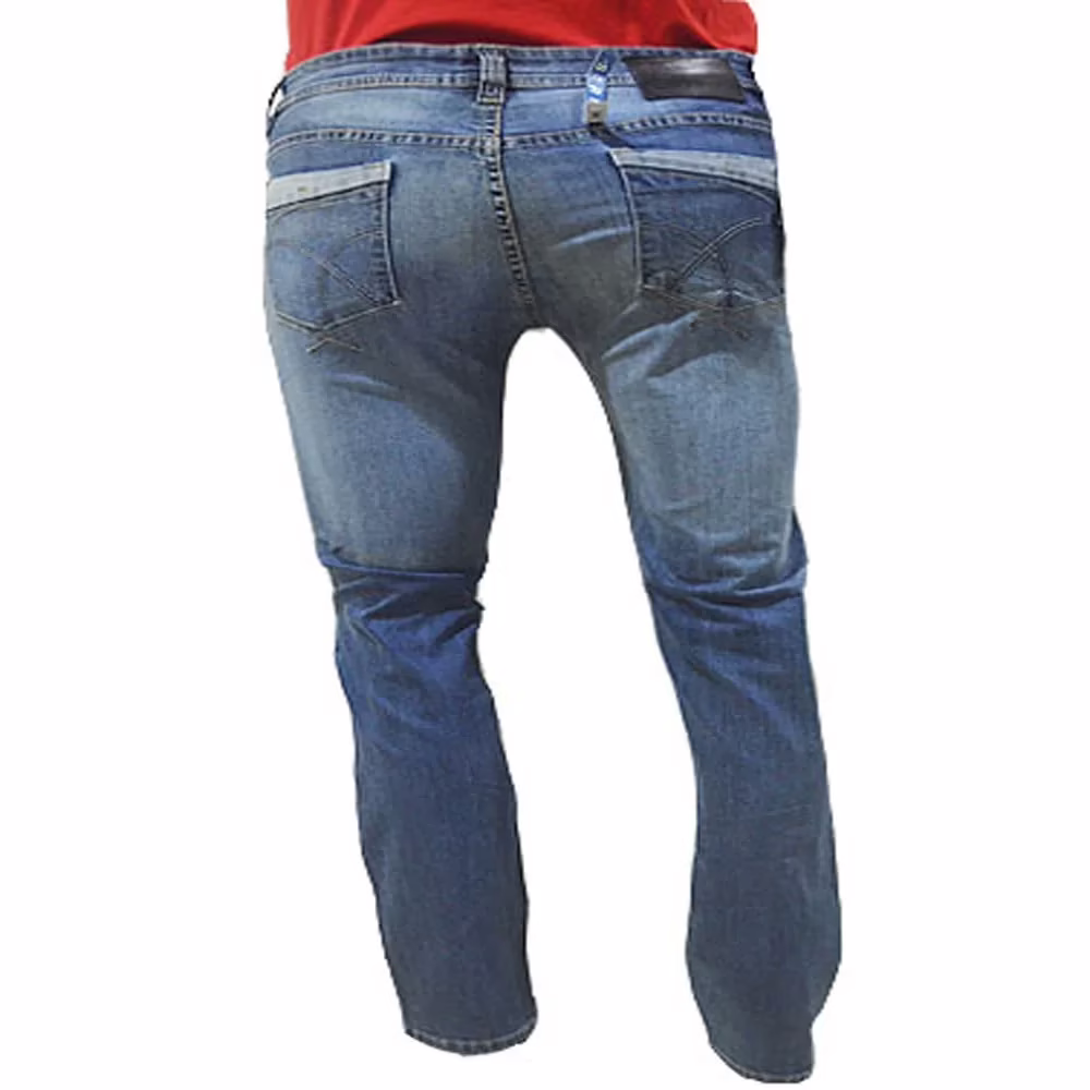 Gas-Blue 5 Pocket Plain Jeans - Image 4
