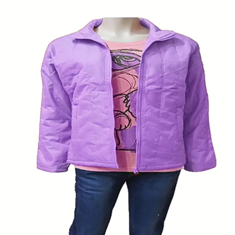 George Purple Soft Light Weight Padded Jacket
