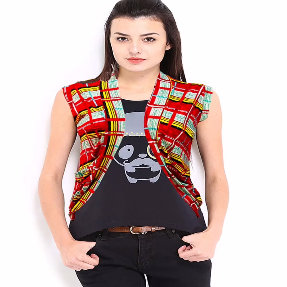 High Toned Multicolor Shrug -Size L-XL