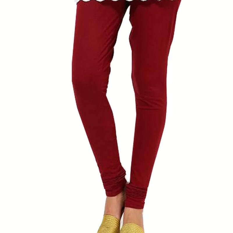 Comfort Fit Maroon Leggings