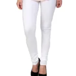 Classic White Plain Leggings