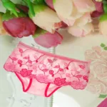 Light Pink White Ruffle Bridal Panties Brief