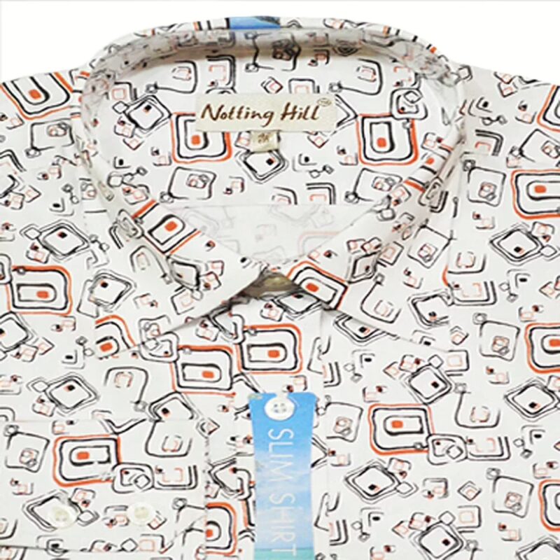 Notting Hill Casual Wear Printed Shirt Size-42