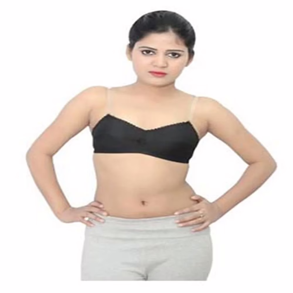 Pack Of 2 Non Padded Transparent Straps Bra