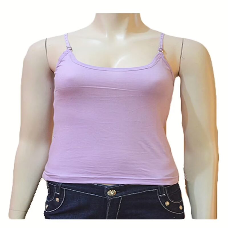 Purple Camisole with Adjustable Shoulder Straps