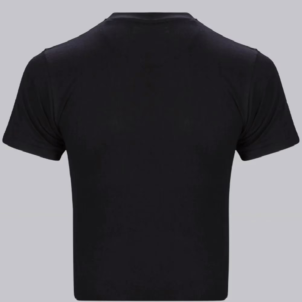 Rampwaq-Round Neck Printed Tee-Black Arrival - Image 2