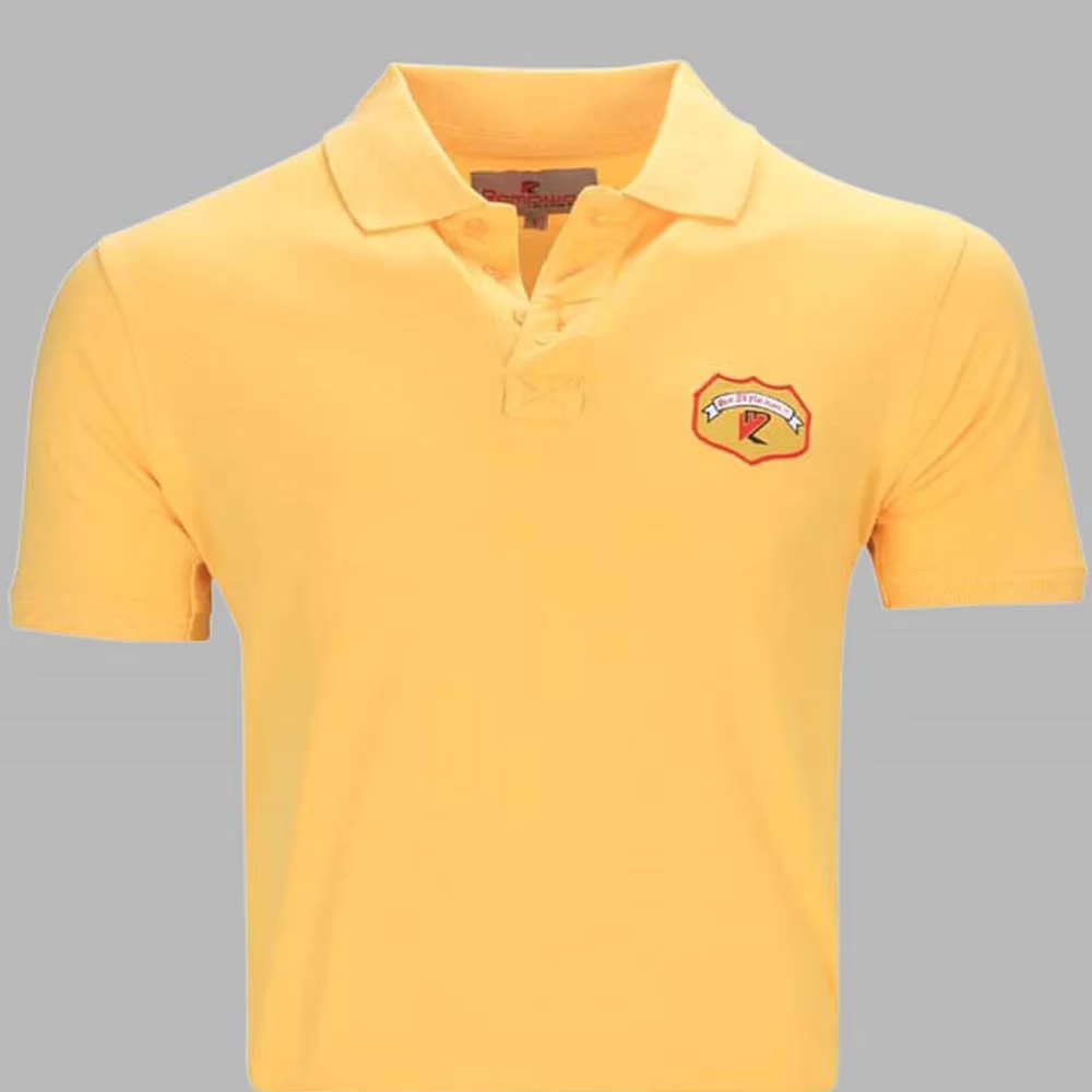 Rampwaq-Yellow Solid Polo Tshirt