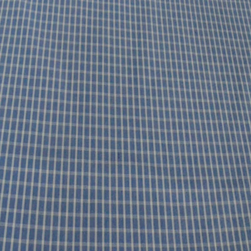 Raymond Blue & White Check Shirting Fabric
