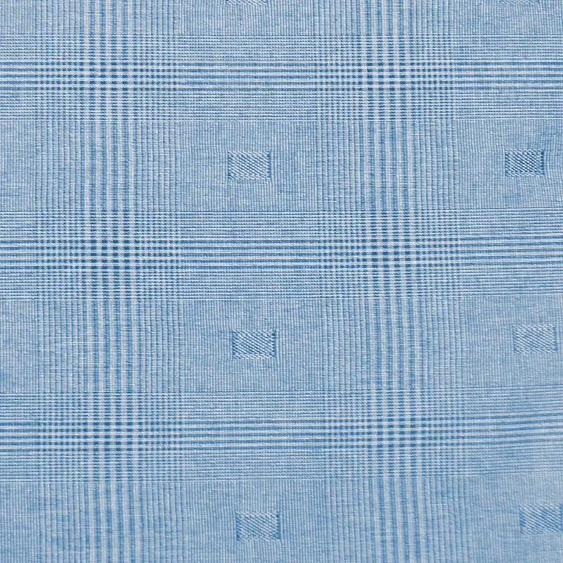 Raymond-Blue Big Block Print Polycotton Shirt Fabric