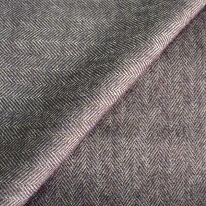Raymond Brown & Purple Self Linning Tweet Coat Fabric