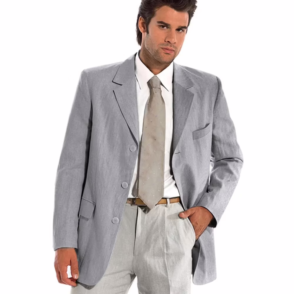 Raymond - Dazzling Light Grey Suit Fabric - Image 2