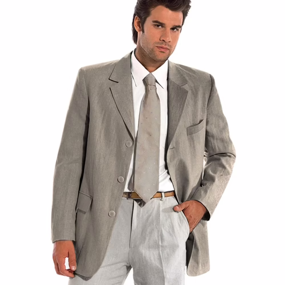 Raymond - Lavishing Mud Suit Fabric - Image 3