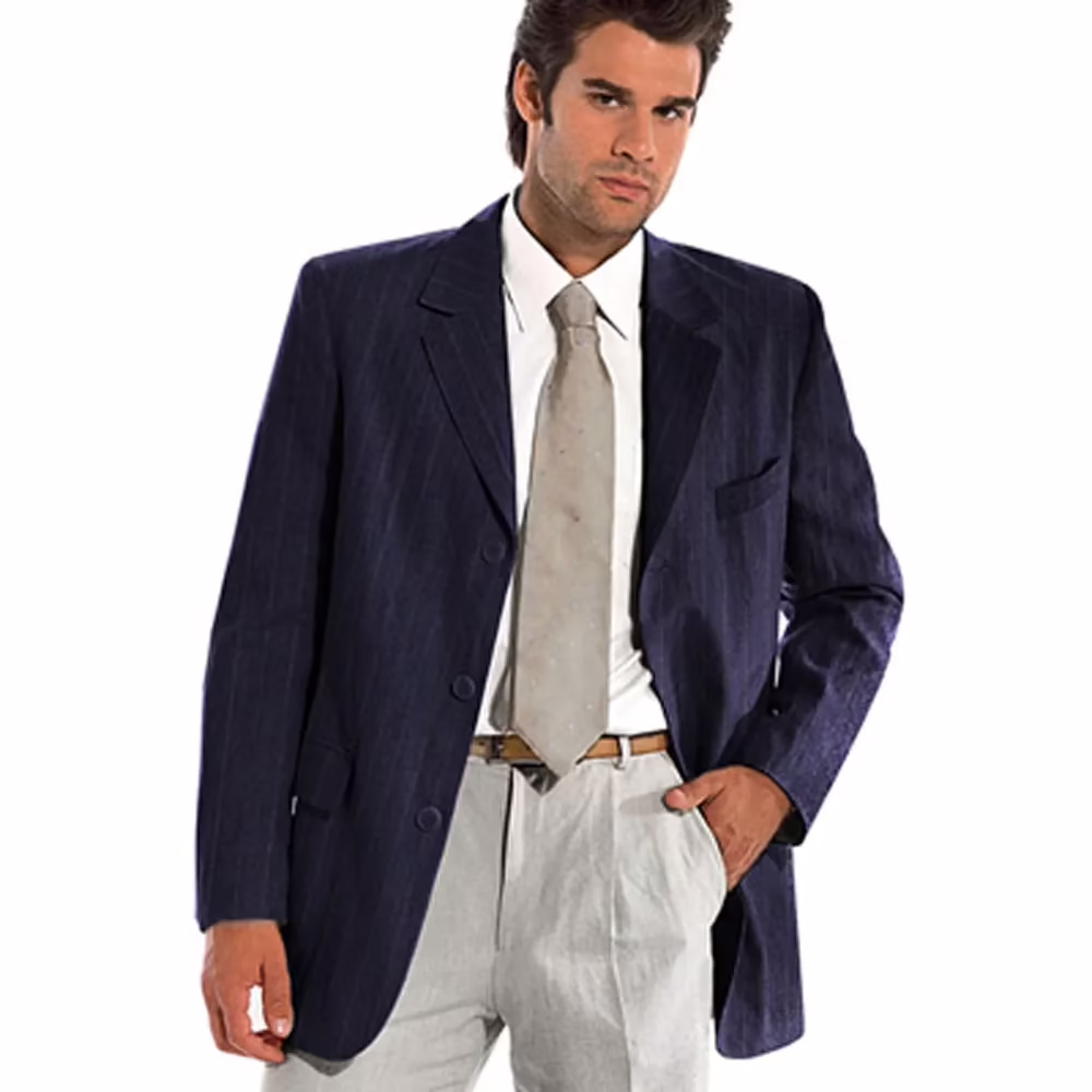 Raymond - Navy Blue Suit Fabric - Image 3