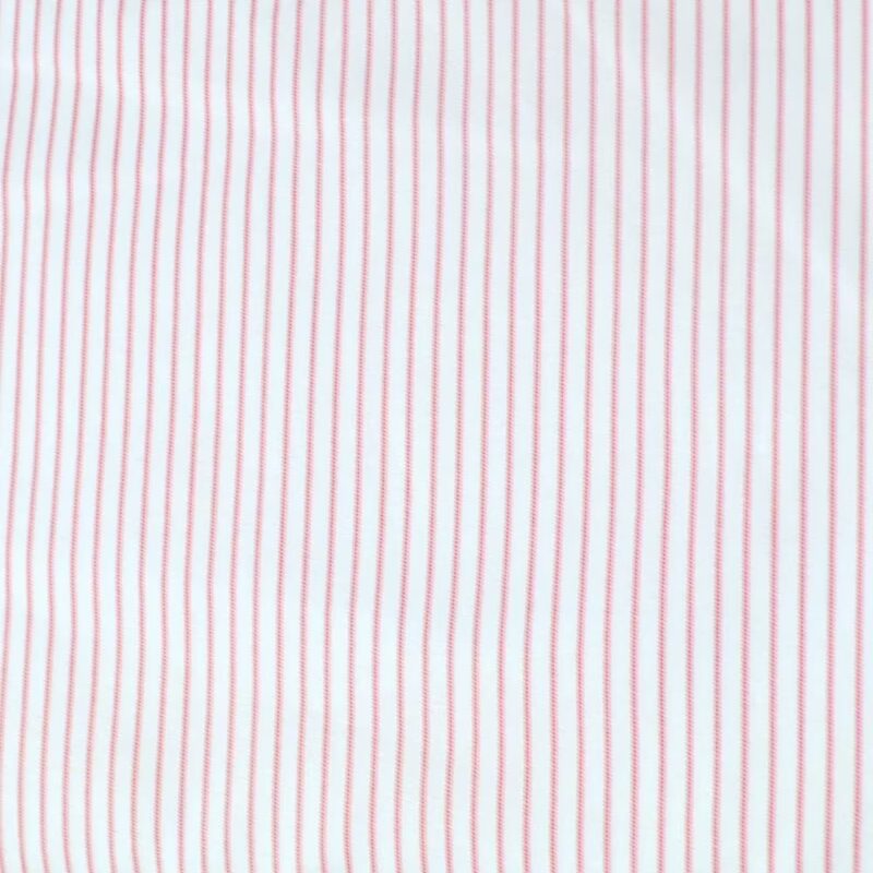 Raymond Rust Red Lining White Shirting Fabric