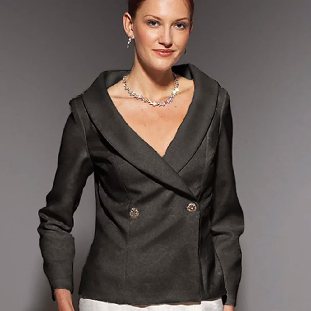 Raymond - Shining Dark Brown Suit Fabric - Image 2