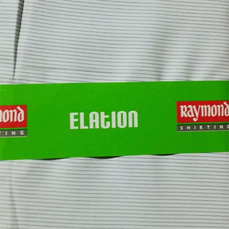Raymond -White/Blue Stripe Shirt Fabric