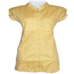 Sherwani Style Golden Dotted Top