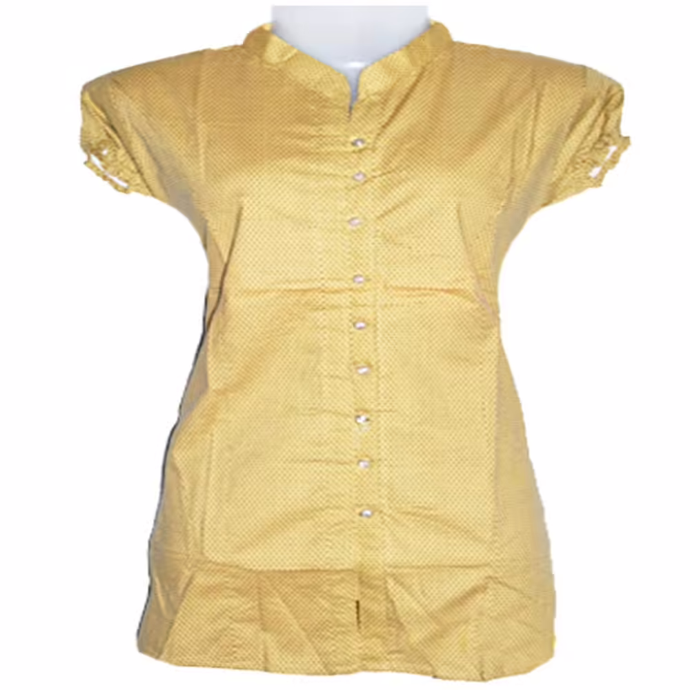 Sherwani Style Golden Dotted Top