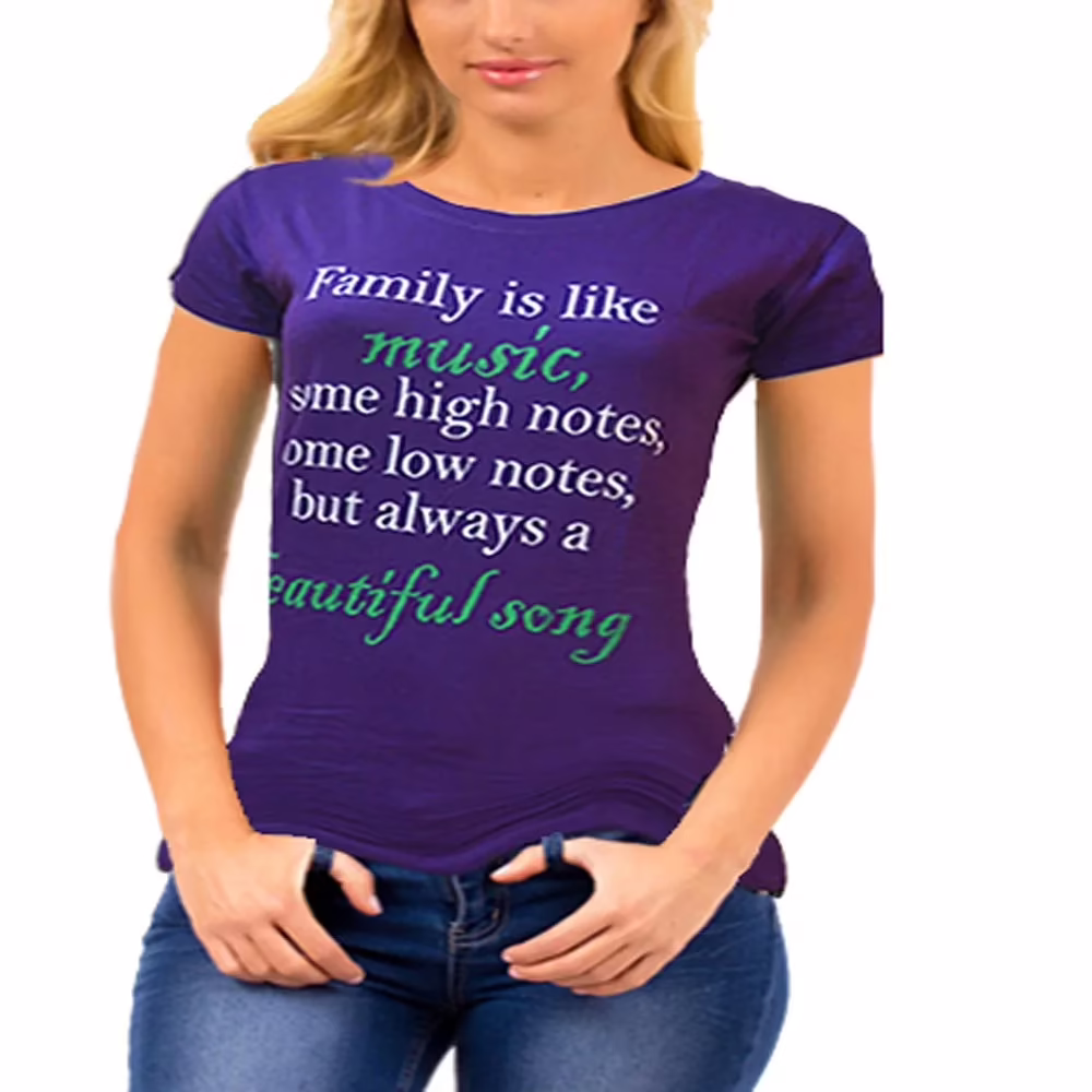 Soft Half Sleeves Purple Stretch T-shirts Tee