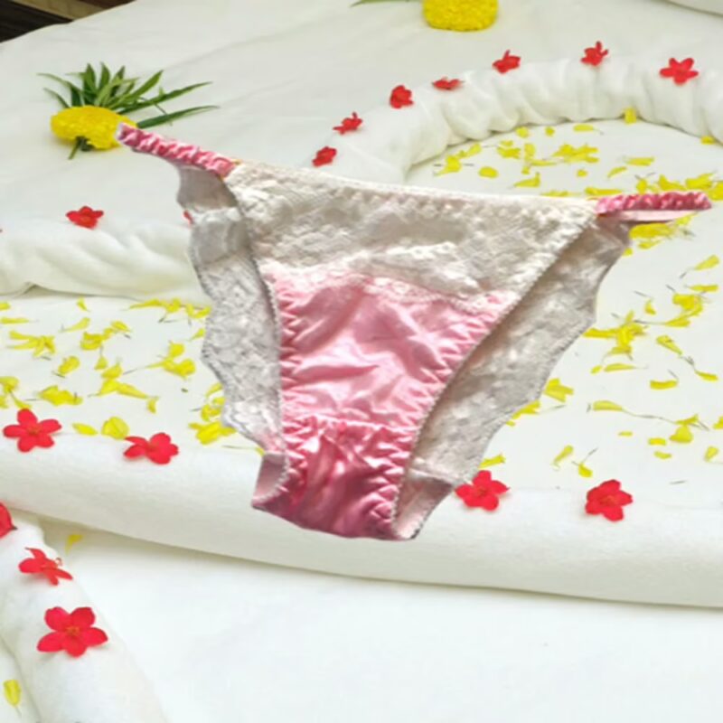 Stunning Silky Soft Pink Withy G-String Thong Size S