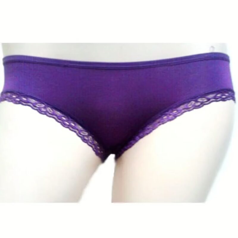 Stylish Edge Purple Hipster Panties