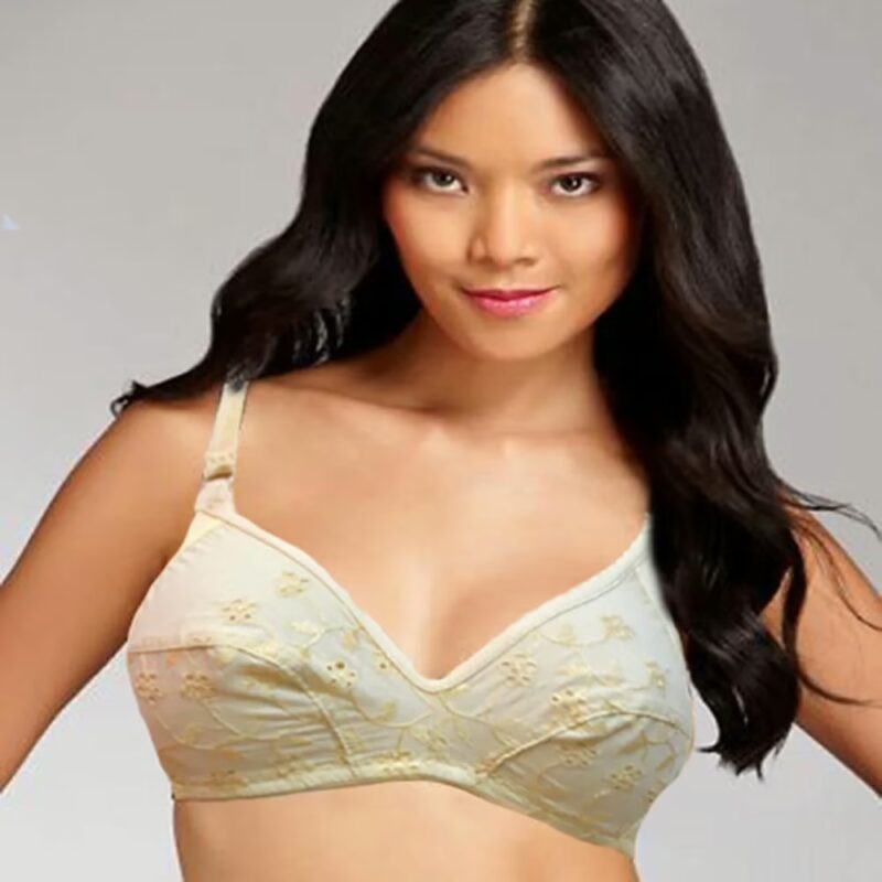 Thread Work Off-White Bra Pack of 3