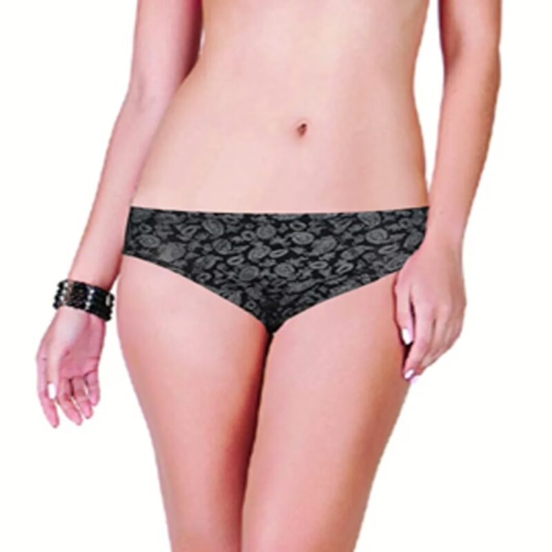 Trendy Black Printed Brief