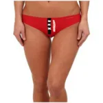 Trendy Red Cross Printed Tanga Thong