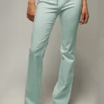 Versace-Modish Sky Blue Linen Regular Fit Trouser