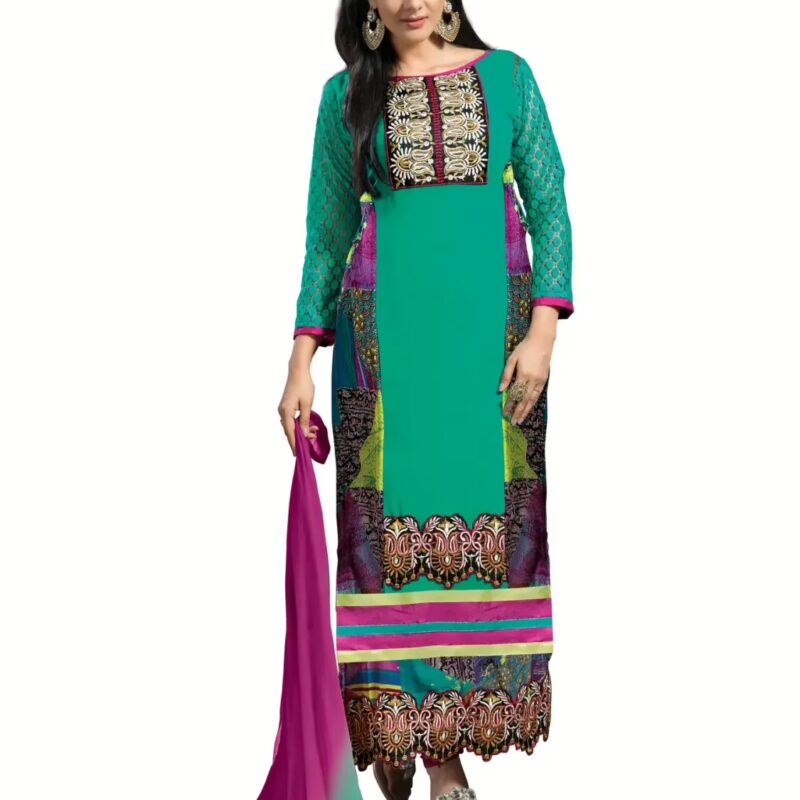 Trendz apparels Rosy Unstitched suit