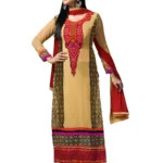 Trendz apparels Rosy Unstitched suit