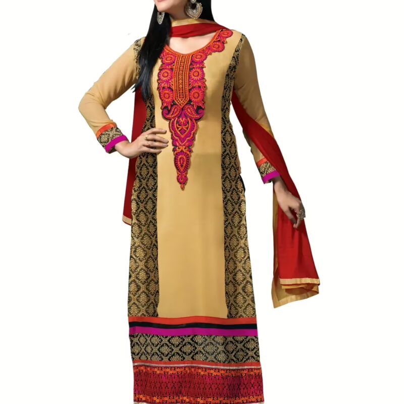 Trendz apparels Rosy Unstitched suit
