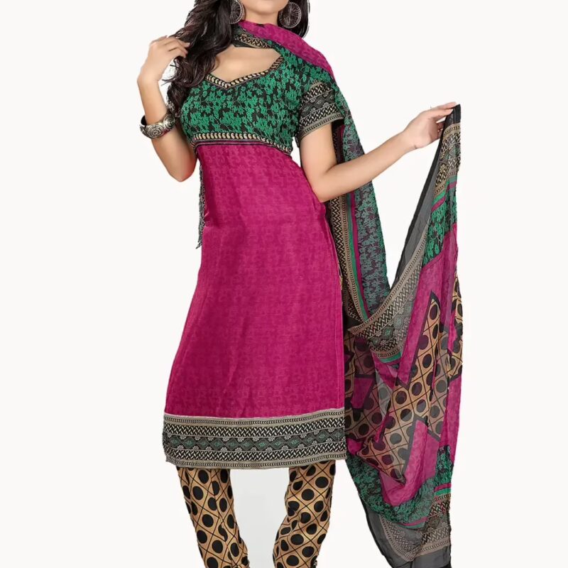 Trendz Apparels Suhani Multi Color Printed Unstitched Suit