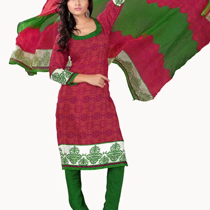 Trendz Apparels Suhani Multi Color Printed Unstitched Suit