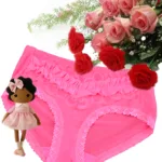 Elegant Pink Laced Bridal Brief