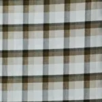 Raymond-Thick Narrow Checks  White Shirt Fabric