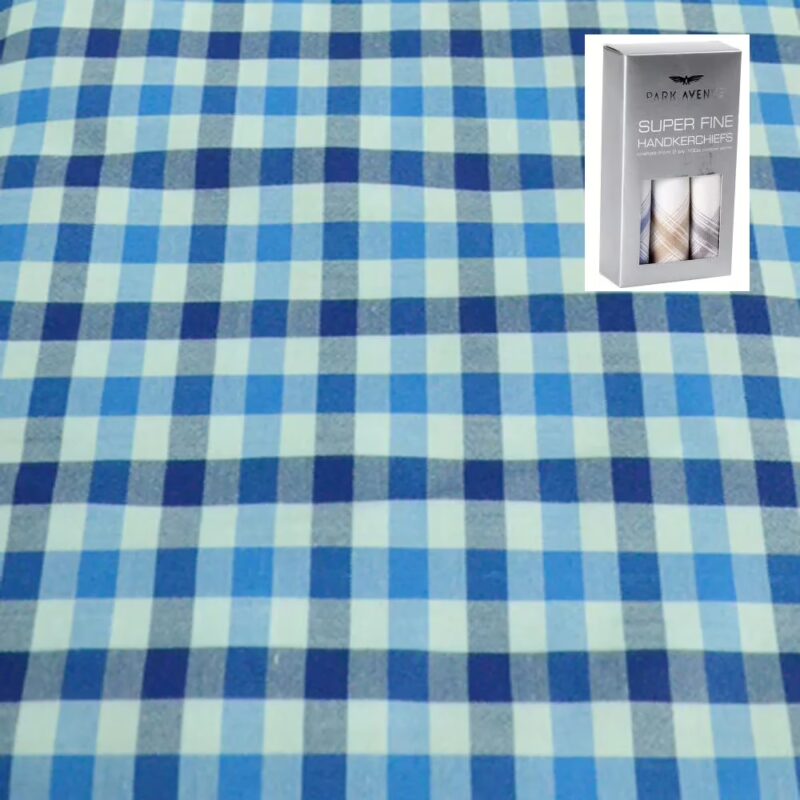 Raymond Dark Blue Check Shirting Fabric