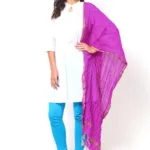 Dark Pink Viscose Blend Dupatta