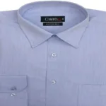 CAIRON SKY BLUE SOLID FILAFIL EXECUTIVE FORMAL SHIRT